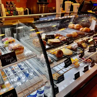 Some of the pastry case.