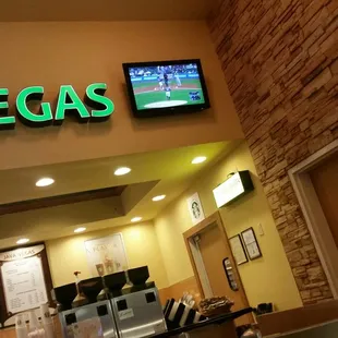 the interior of a restaurant