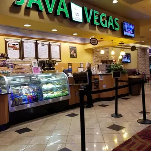a view of the inside of a restaurant