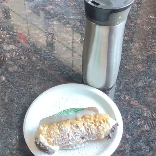 cannoli and coffee