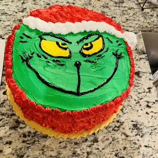Grinch Cake
