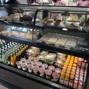 a variety of beverages
