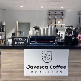 the coffee bar