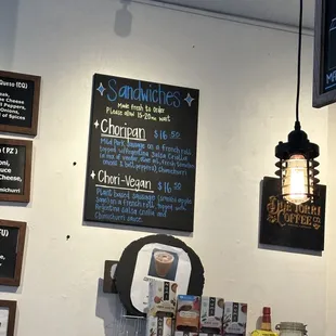 sandwich menu Jan 2024