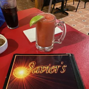 Strawberry house margarita