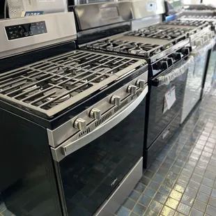 Gas Stoves in various colors