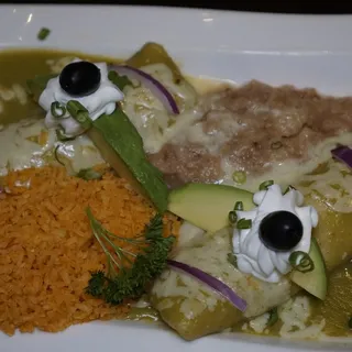 Enchiladas de Cangrejo
