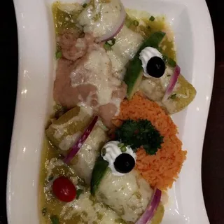 Enchiladas de Mariscos