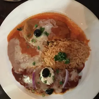 Enchilada, Chile Relleno & Taco