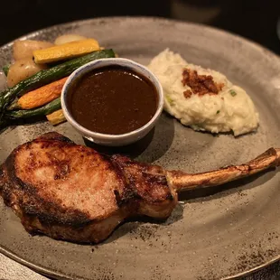 Pork tomahawk