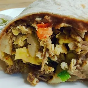 Machaca burrito