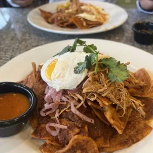 Chilaquiles with Tinga