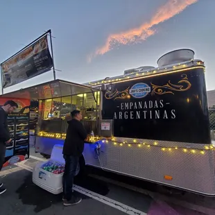 Food truck at Autumn Lights Festival