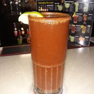 My michelada.