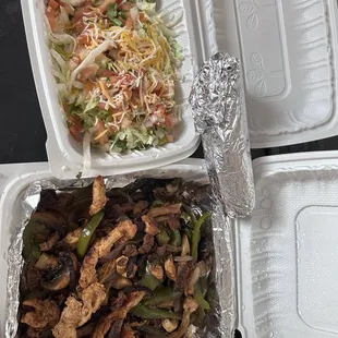 Steak and Chicken Fajitas