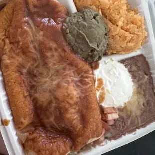 Barbacoa Chimichanga