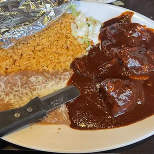 Chicken mole- mole de pollo