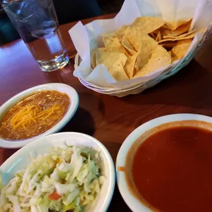 Chips before dinner.