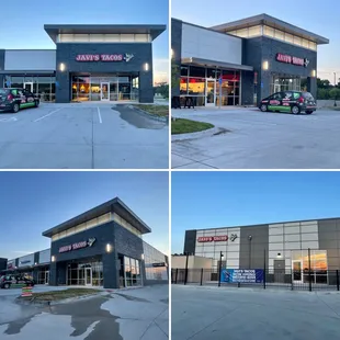 the exterior of the store