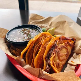 Birria Taco Platter