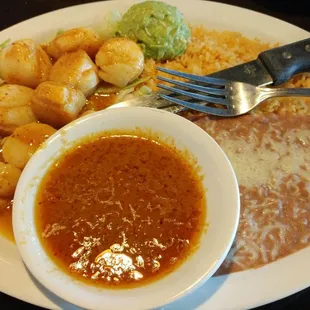 Scallops a la Diabla