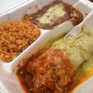 Chicken Enchilada lunch special: only $6.99!