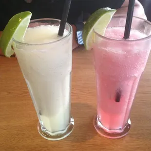 Lime &amp; Pomegranate Margaritas