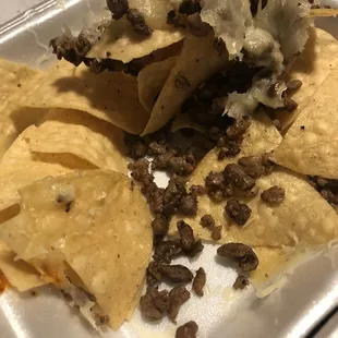Disappointing nachos ,