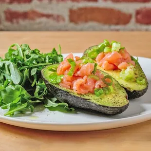 Salmon Avocado Split