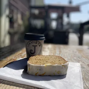 Orange chia seed loaf