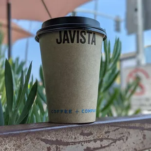 Regular black coffee.