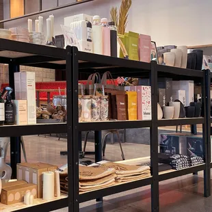 Javista's in house market, features gifts, coffee gear, culinary treats, and always something new to discover.