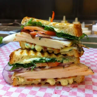 Grilled Chicken Artichoke Panini