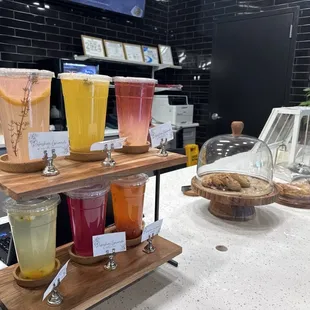 Drinks and pastries