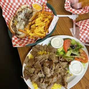 steak, food