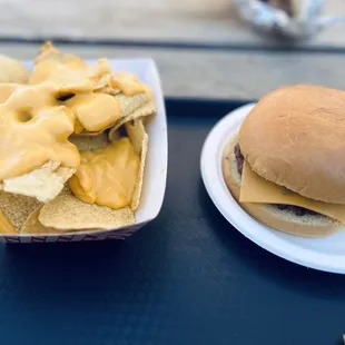 Nachos and Ortega Burger
