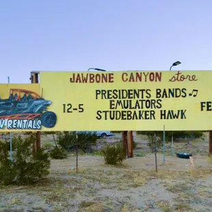 Jawbone Billboard
Bands