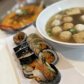 Fried Shrimp Gimbap ( )