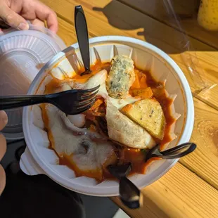 Duo Set w/ Deep Fried Set inside the bowl