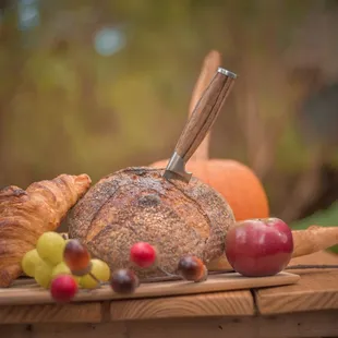 4 Grain Harvest Sourdough, French Croissant &amp; French Baguette.  All made from scratch in house!