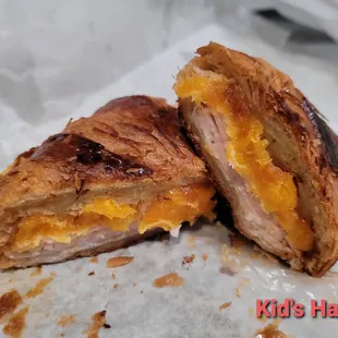 Kid's Ham on Croissant ($5.99)