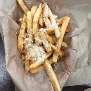 Small Garlic parmesan fries - Small