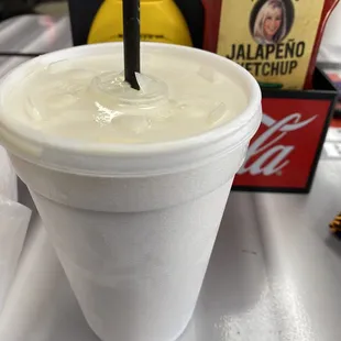 Vanilla milkshake