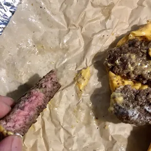 Really undercooked kids burger