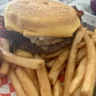 1/2 lb. shroom burger