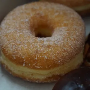 a variety of donuts in a box