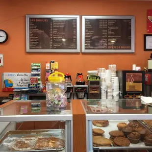 Inside JAX Donut Shop.