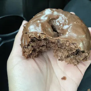 Chocolate cake donut