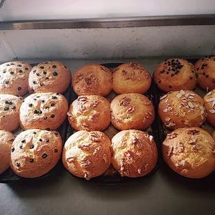 a variety of donuts