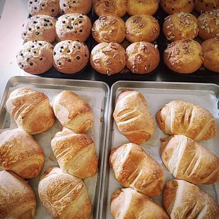 a variety of baked goods